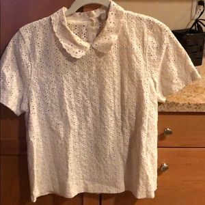 J. Crew short-sleeved top